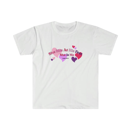She Sits At His Feet Official Tee Unisex Softstyle T-Shirt