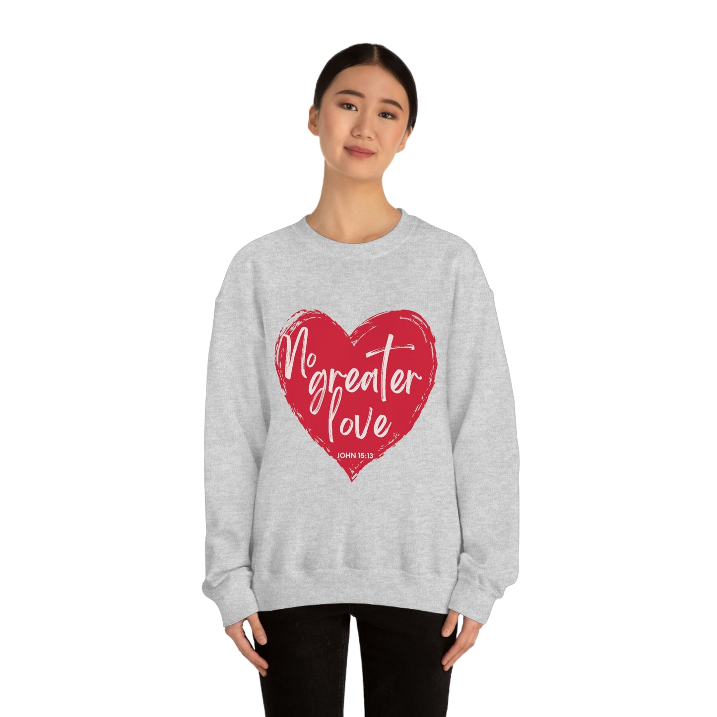 No Greater Love John 15:13 Unisex Heavy Blend™ Crewneck Sweatshirt