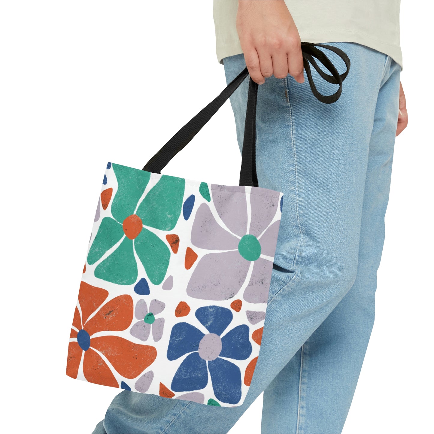 Dancing Flowers In Spring Tote Bag