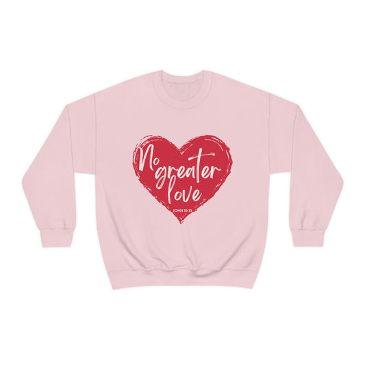 No Greater Love John 15:13 Unisex Heavy Blend™ Crewneck Sweatshirt