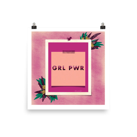 Girl Power Poster Women's History Month Poster