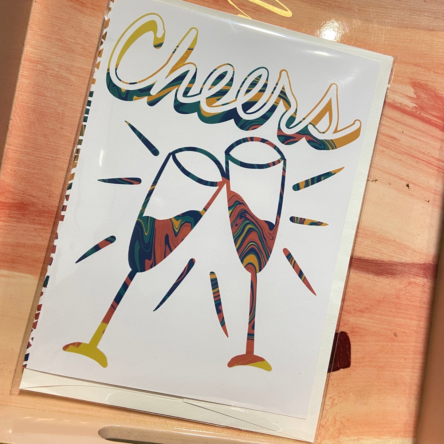 Cheers Toast Greeting Card by CReneeArt